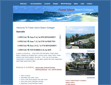 Tablet Screenshot of fraserislandbeachcottages.com